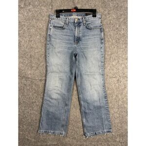 Rag & Bone Jeans Womens 28 Baby W26560458AB High Rise Frayed Hem Straight Denim